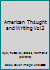 American Thought and Writing   Vol.2 B000GR09WG Book Cover