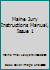 Maine Jury Instructions Manual, Issue 1 1558343520 Book Cover