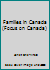 Families in Canada 0133106241 Book Cover