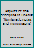 Aspects of the principate of Tiberius B0007DM5JY Book Cover