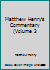 Matthew Henry's Commentary (Volume 3 (Job to Song of Solomon)) B000LQ7NX0 Book Cover
