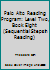 Palo Alto Reading Program: Level Two, Book Eight 0153360011 Book Cover