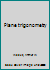 Plane trigonometry B0006AQ2TC Book Cover