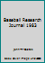 Baseball Research Journal 1983 0910137080 Book Cover