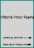 Milton's Minor Poems B000OENW6Q Book Cover