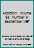 Addiction: Volume 92: Number 9: September 1997 B008I2X6RG Book Cover
