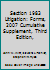 Section 1983 Litigation: Forms, 2007 Cumulative Supplement, Third Edition, 0735567735 Book Cover