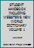 Student Handbook Including Webster's New World Dictionary B0020ZYADG Book Cover