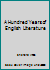 A Hundred Years of English Literature B001E0MR1K Book Cover