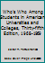 Who's Who Among Students in American Universities and Colleges, Thirty-fifth Edition, 1968-1969 B001ASCZSQ Book Cover