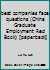 best companies face questions (China Graduate Employment Red Book) [paperback] 7801973283 Book Cover