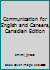 Communication for English and Careers, Canadian Edition 0131923781 Book Cover
