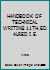 HANDBOOK OF TECHNICAL WRITING 11TH.ED. ALRED I.E. 1457692406 Book Cover