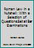 Roman Law in a Nutshell: With a Selection of Questions Set at Bar Examinations 1561690503 Book Cover