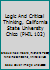 Logic And Critical Thinking, California State University Chico 1259116344 Book Cover