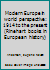 Modern Europe in world perspective: 1914 to the present B0007DSGCE Book Cover