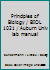 Principles of Biology / BIOL 1021 / Auburn Univ lab manual 0898923786 Book Cover