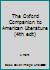 The Oxford Companion to American Literature B00D0ENT5G Book Cover