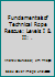 Fundamentals of Technical Rope Rescue: Levels I & II 0763763977 Book Cover