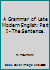 A Grammar of Late Modern English: Part I - The Sentence. B001A7TK08 Book Cover