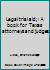 Legal trial aid;: A book for Texas attorneys and judges B0007F6ZHA Book Cover