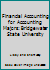 Financial Accounting for Accounting Majors: Bridgewater State University 0077551532 Book Cover