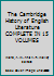 The Cambridge History of English Literature COMPLETE IN 15 VOLUMES B000MMPIIK Book Cover