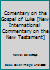 Comentary on the Gospel of Luke [New International Commentary on the New Testament] B005DI9YLA Book Cover