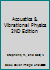 Acoustics & Vibrational Physics 2ND Edition B001399Z8A Book Cover