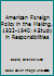 American Foreign Policy in the Making, 1932-1940: A Study in Responsibilities 0208006109 Book Cover