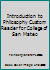 Introduction to Philosophy Custom Reader for College of San Mateo 0495199249 Book Cover