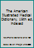 The American Illustrated Medical Dictionary, 19th ed, indexed B000J3L11A Book Cover