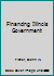 Financing Illinois Government B004G9ZP7E Book Cover