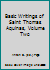 Basic Writings of Saint Thomas Aquinas, Volume Two B002DIVZXS Book Cover