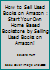How To Sell Used Books On Amazon: Start Your Own Home Based Bookstore By Selling Used Books On Amazon! (Selling Books On Amazon, Home-Based Bookstore, Making Money Online) 1533569576 Book Cover