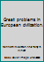 Great problems in European civilization. B007T2XBI0 Book Cover