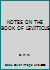 Notes on the Book of Leviticus B000HZXVEU Book Cover