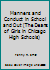 Manners and Conduct in School and Out (The Deans of Girls in Chicago High Schools) B000R5OHFM Book Cover