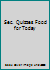 Food for Today Section Quizzes 0026429950 Book Cover
