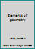 Elements of geometry B0006WD4EQ Book Cover