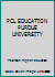 PCL EDUCATION PURDUE UNIVERSITY 0558727115 Book Cover