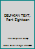 DELPHIAN TEXT, Part Eighteen B000LGP8L4 Book Cover