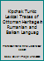 Kipchak Turkic Lexical Traces of Ottoman Heritage in Rumanian and Balkan Languag 0880333235 Book Cover
