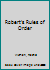 Robert's Rules of Order B00CWL4JRA Book Cover