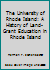 The University of Rhode Island: A History of Land-Grant Education in Rhode Island B0006BOP36 Book Cover