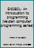 Snobol: An Introduction to Programming (Hayden computer programming series) 0810457822 Book Cover