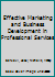Effective Marketing and Business Development in Professional Services 147248410X Book Cover