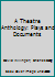A Theatre Anthology 081917730X Book Cover