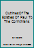 Outlines Of The Epistles Of Paul To The Corinthians B000UD7FV4 Book Cover