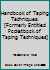Handbook of Taping Techniques: [Formerly Entitled Pocketbook of Taping Techniques] 0702055093 Book Cover